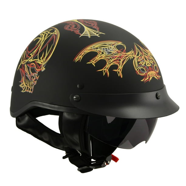 Milwaukee Performance Helmets Mens Size half helmet MAT BLACK L Milwaukee Performance Helmets Mens Size half helmet MAT BLACK L